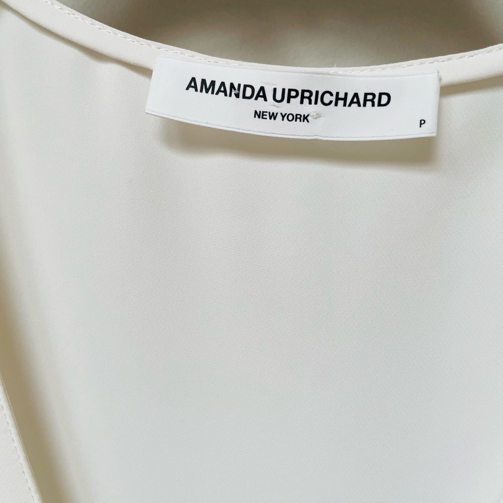 Amanda Uprichard Cream Sleeveless Blouse - Picture 2 of 3